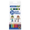 COLOUR PENCIL LONG KIDS BOX 24'S MARLIN 036K