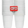 ARO Plastic Cups White 250ml (1 x 50)