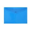 DOCUMENT ENVELOPE BUTTON A4 BANTEX BLUE 5PK BANTEX B3410-11