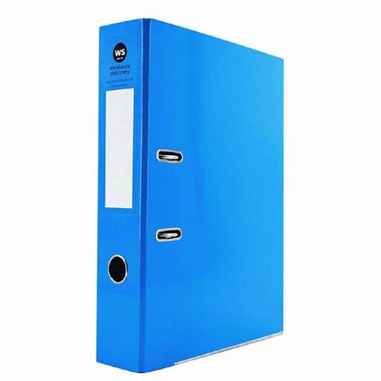 FILE LEVER ARCH A4 BOARD 70MM FILES BLUE