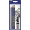 PENCIL SKETCH SET GOLDFABER 1221 6 PIECE FABER CASTELL A114000