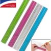 RULER FINGER GRIP 30CM COLOUR MARLIN 033E