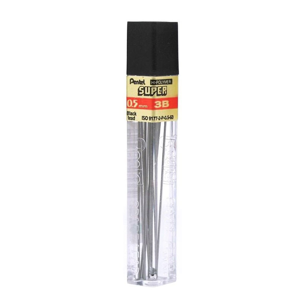 LEAD 0.5 HI-POLYMER 12PC HB PENTEL 100C-HB