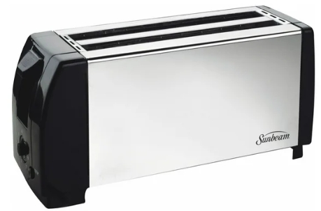 Sunbeam 4-slice stainless steel toaster