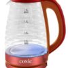 Conic Electric Kettle - Red Electric Kettle (1.8L, Red)