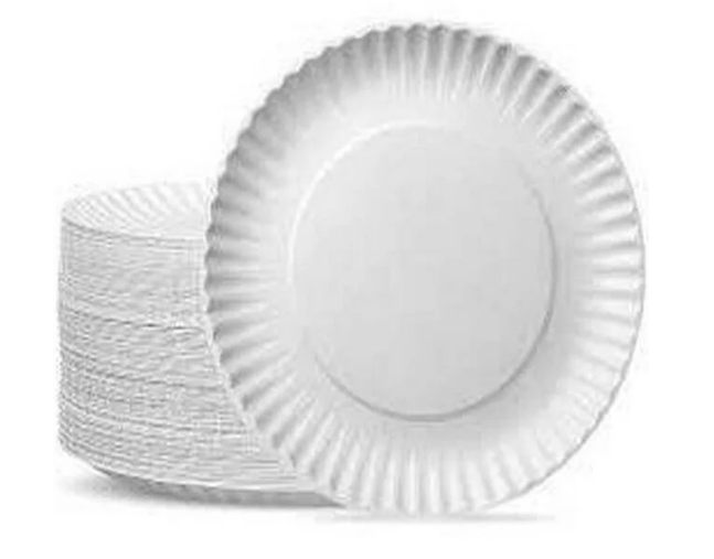 Homelys Paper Rice Plates (Pack of 100)
